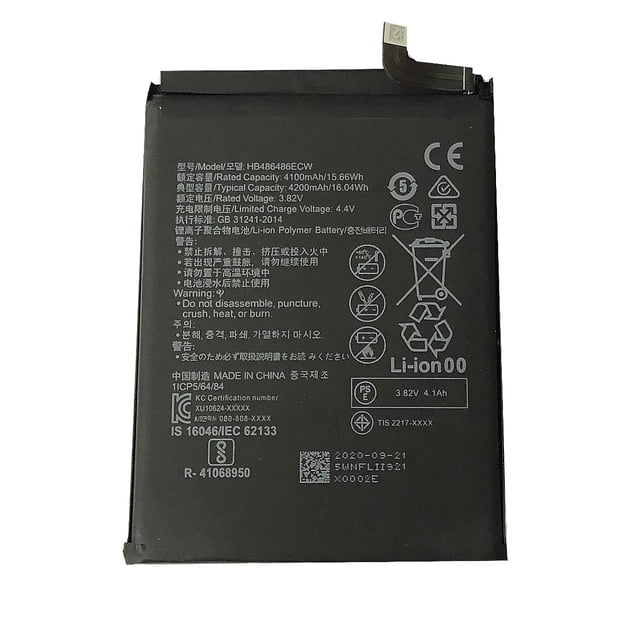 Batterie de Remplacement HB486486ECW 4200 mAh pour Huawei P30 Pro / Mate 20 Pro