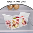 thumbnail image 3 of OFFIGAM Plastic Storage Basket Chest Freezer Organization White Drainage Holes for Cleaning 1Pack, 3 of 8