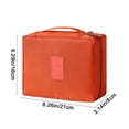 thumbnail image 3 of Uuiauoio Capacity Waterproof Makeup Bag Organizer, Portable Travel Cosmetic Storage Pouch with Removable Compartments, Toiletry Bag for Home, Gym, and Outdoor Use, Durable and Easy to Clean, 3 of 9