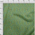 thumbnail image 3 of oneOone Polyester Spandex Light Green Fabric Floral Fabric For Sewing Printed Craft Fabric By The Yard 56 Inch Wide, 3 of 5