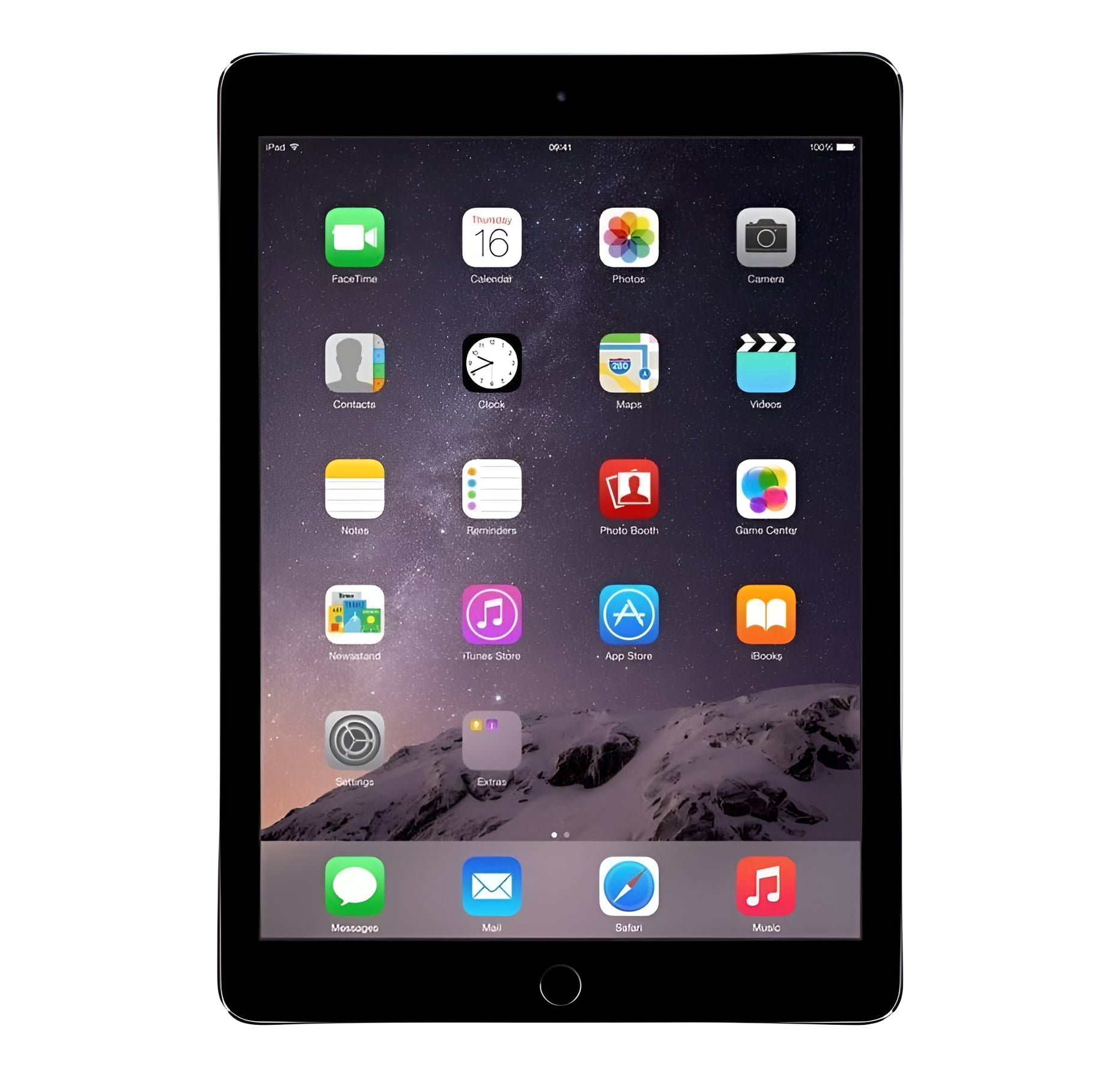 Refurbished Apple iPad Air 2 MGL12LL/A (16GB, Wi-Fi, Space Gray) (Refurbished)