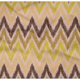thumbnail image 4 of oneOone Organic Cotton Poplin Twill Fabric Chevron Ikat Printed Craft Fabric BTY 42 Inch Wide, 4 of 4