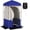Blue, variant on Outsunny Camping Shower Tent with Solar Shower Bag and Carrying Bag, Black