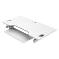 thumbnail image 2 of Rocelco Standing Desk Converter 46 Inch Deluxe Adjustable Riser, White, 2 of 9