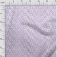 thumbnail image 3 of oneOone Tissu Polyester Spandex Violet Pastel Feuilles Matière de Robe Tissu Imprimé Tissu au Mètre 56 Pouces de Large, 3 of 4