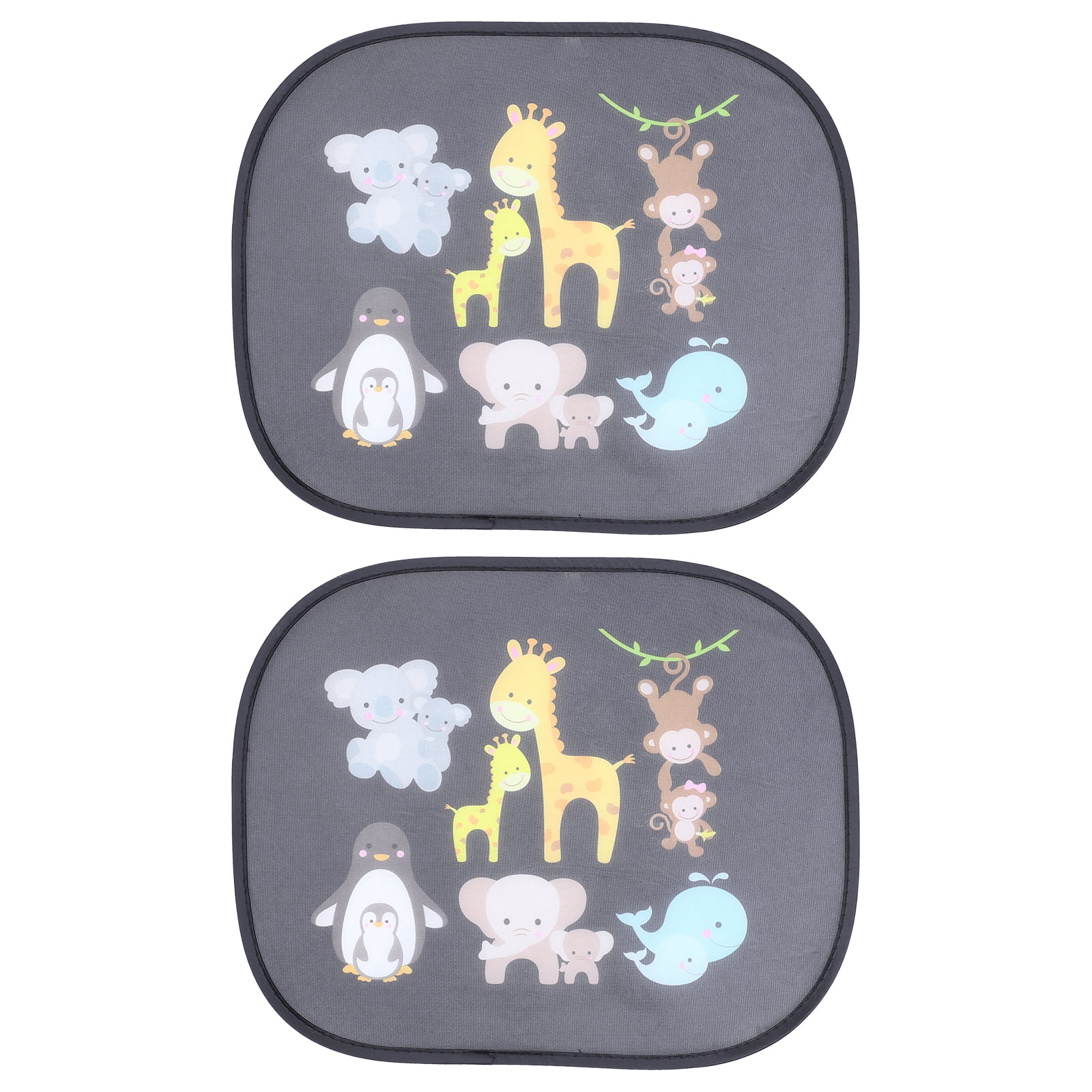 MasteelfCA 2Pcs Cartoon Car Side Window Sunshades Baby Sun Shades for Blocking UV Rays
