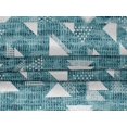thumbnail image 4 of oneOone Velvet Elf Green Fabric Texture & Triangle Geometric Fabric For Sewing Printed Craft Fabric By The Yard 58 Inch Wide, 4 of 5