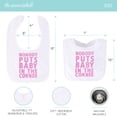thumbnail image 3 of The Peanutshell Terry Feeding Baby Girl Bibs, 10 Pack, Pastel, 3 of 5