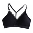 thumbnail image 2 of Big Girls Training Bras Slim Soft Cup Hasp Teen Small Vest Design Wireless Bra, 2 of 4