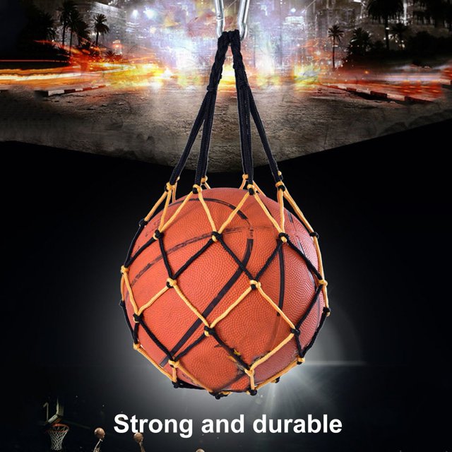 LJNYFDC Net Bag Basketball Net Wear Resistant Strong Load bearing Multipurpose Storage for Volleyball Football 1 Piece