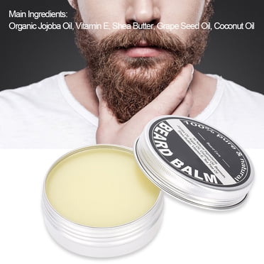 Beard Grooming Balm  Beard Wax  Mustache Care  Beard Moisturizing Balm Mens Beard Grooming Balm Mustache Moisturizing Wax Shaving Care 60g