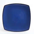 thumbnail image 2 of Gibson Elite Soho Lounge Square 16 Piece Stoneware Dinnerware Set, Blue Bella Blue/Black, 2 of 6