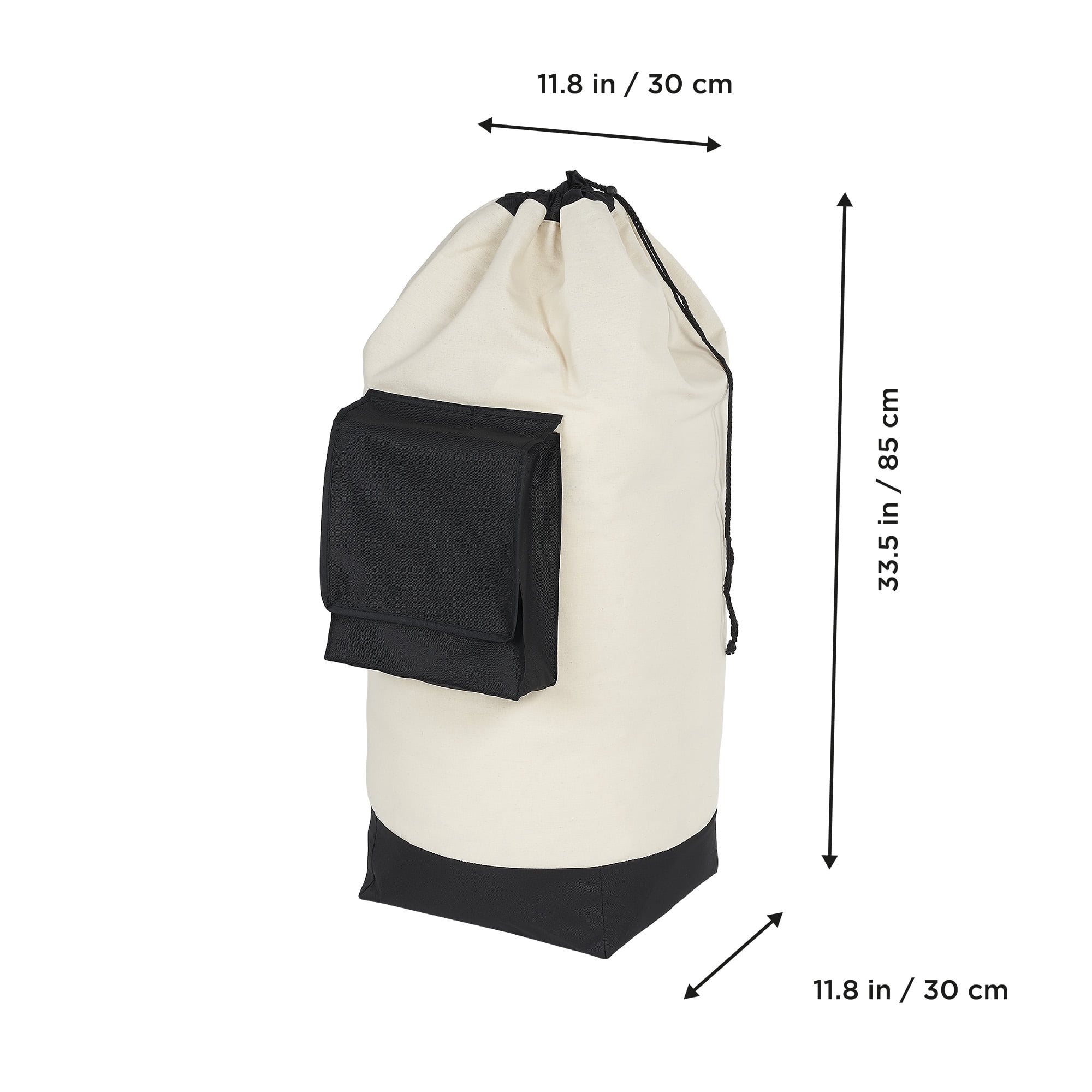 Mainstays Canvas Backpack Laundry Bag