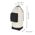 thumbnail image 4 of Mainstays Sac à dos pour la lessive en toile, 4 of 10