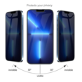 thumbnail image 4 of Ultra Privacy Screen Protector for iPhone iPhone 14 Plus | 13 Pro Max 6.7 inch, Tempered Glass Film, 4 of 4