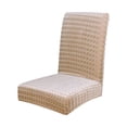 thumbnail image 1 of Stretch Elastic Dining Chair Covers - One-Piece Fabric Slipcovers for Home & Hotel, Conjoined Seat & Back Protector, Easy Fit, 1 of 1