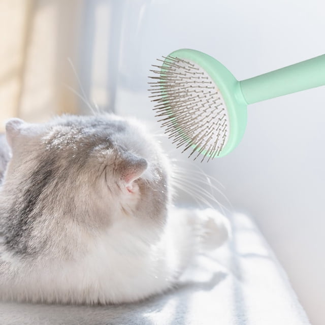 XYAIYT Double Sided Pet Grooming Brush for Dogs and Pets Shedding and Dematting Undercoat Rake Comb with Stainless Steel Needles Gentle on Skin Suit for Long Haired Pets