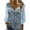 Blue, variant on ZMFXJPE Long Sleeve Tops for Women Ladies Long Sleeve Shirts Women Pull Over Sweaters Womens Cute Long Sleeve Tops (Gold,S)
