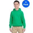 thumbnail image 1 of Gildan Sweat à Capuche 50/50 pour Jeunes - G185B (Lot de 3), 1 of 1