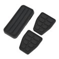 thumbnail image 2 of Brake Accelerator Pedal Pad Set, Rubber Perfect Fit Flexible 3pcs 171721647 Antiwear  For Upgrade, 2 of 8