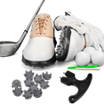 thumbnail image 3 of Golf Spikes Set Includes 30 Pcs Golf Cleats Replacement Golf Cleats Spanner Metal Thread Screw 6 mm Dia Golf Spike Too, 3 of 6
