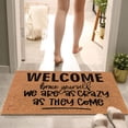 thumbnail image 2 of Runner Rug Funny Floor Mat Front Door Mat Outdoor Entrance Door Mat Entrance Door Entry Mat Absorbent Bathroom Fun Floor Mat Welcome Mat for Entryway,Patio,Garage My Past Orders 16x24IN, 2 of 6