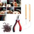thumbnail image 4 of Hair Extension Tool Kit, 100PCS Silicone Beads, Hair Extension Tools for Feather and Hair Extensions, 4 of 7