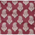 thumbnail image 5 of oneOone Tissu Popeline de Coton Sergé Rouge Tissu pour Robe Tissu Imprimé au Mètre 56 Pouces de Large, 5 of 5