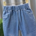 thumbnail image 4 of QIPOPIQ 2-13T Toddler Little Girls Distressed Embroidered Jeans Denim Pants Clearance, 4 of 8