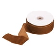 thumbnail image 3 of Unique Bargains 1-1/2' 10 Yard Velvet Ribbon Polyester Single Face Spool Gift Wrap Craft Decoration, Khaki, 3 of 6