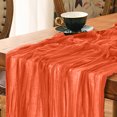 thumbnail image 3 of Boho Gauze Green Wedding Table Runner Fabric Kitchen Dining Holiday Table Decor For Home Party Indoor, 3 of 5