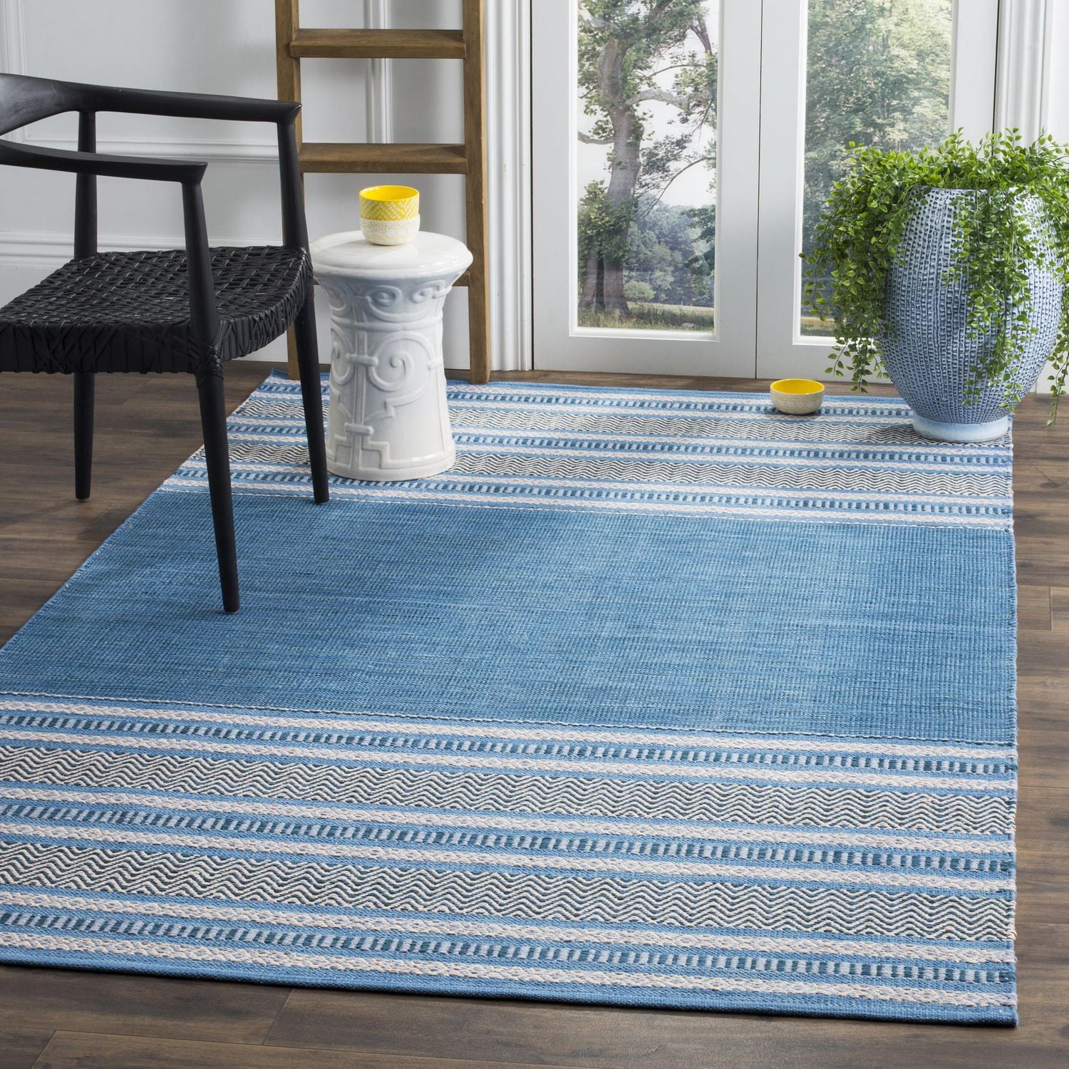 Safavieh Montauk Jobeth Striped Soft Braided Area Rug