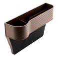 thumbnail image 4 of mmirethe Gap Filler Organizer High Performance with Cup Holder Brown Left 5Set, 4 of 6