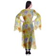 thumbnail image 4 of Moomaya Cardigan Long en Georgette de Viscose Imprimée à Manches Fendues pour Femmes, 4 of 5