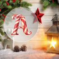 thumbnail image 5 of 26 Letter Ornament Cane Candy Letter Ornament, 5 of 5