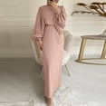 thumbnail image 2 of Kcodviy Robe à Manches Longues pour Femmes Muslim, Robe à Manches Longues pour Femmes, Vêtements de Prière, Robes pour Femmes, Petites Manches de Hijab pour Femmes, Foulards de Hijab pour Femmes, Nouveau Hijab en Coton, 2 of 8