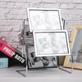 thumbnail image 2 of Rotating Photo Frame Photo Frame Home Decor Metal Photo Picture Frame For Family Living Room For Wedding Party Friends, 2 of 8