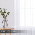 thumbnail image 5 of TIELUTT Enhance Privacy Yet Light: Stunning Solid Color Semi Sheer Window Heat Out Curtains Colorful Shower Curtains for Bathroom Curtains with Design Tall Curtains Long Shower Curtain Liner 84 Lengt, 5 of 5