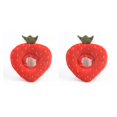 thumbnail image 2 of QualitChoice Cat Neck Cone Puppy Accessories Elizabethan Collars Adjustable Dogs Collar Breathable Surgery Kitten Cones Strawberry Pattern M 2Set, 2 of 6