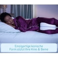 thumbnail image 4 of Heart Shaped Leg Pillow Rebound Memory Foam Pillow Contour Legacy Leg Pillow, 4 of 6