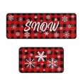 thumbnail image 2 of EQWLJWE Christmas Kitchen Mats for Floor,Christmas Kitchen Rugs Set of 2,Christmas Kitchen Rugs and Mats for Floor Non-Slip Backing Mat,Christmas Kitchen Decor,Anti Fatigue Kitchen Rug with Runner, 2 of 9