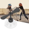 thumbnail image 2 of Motorcycle Helmet Propeller Decorative Helmet Suction Cup Rubber And Plastic Motorcycle Helmet PropellerBlack, 2 of 8
