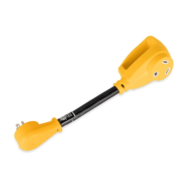 Camco 55163 12" RV Electrical Adapter - 15M/30F