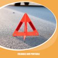 thumbnail image 3 of KAKOWELY 5pcs Car Triangle Warning Sign High Reflective Emergency Roadside Safety Triangles For Vehicles Warning Sign For Night Driving Safety10.08"X10.08"X8.86", 3 of 5