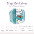 thumbnail image 3 of Meli Glass Bento Box with Silicone Sleeve - 740 ml - blue- 1 unit, 3 of 6