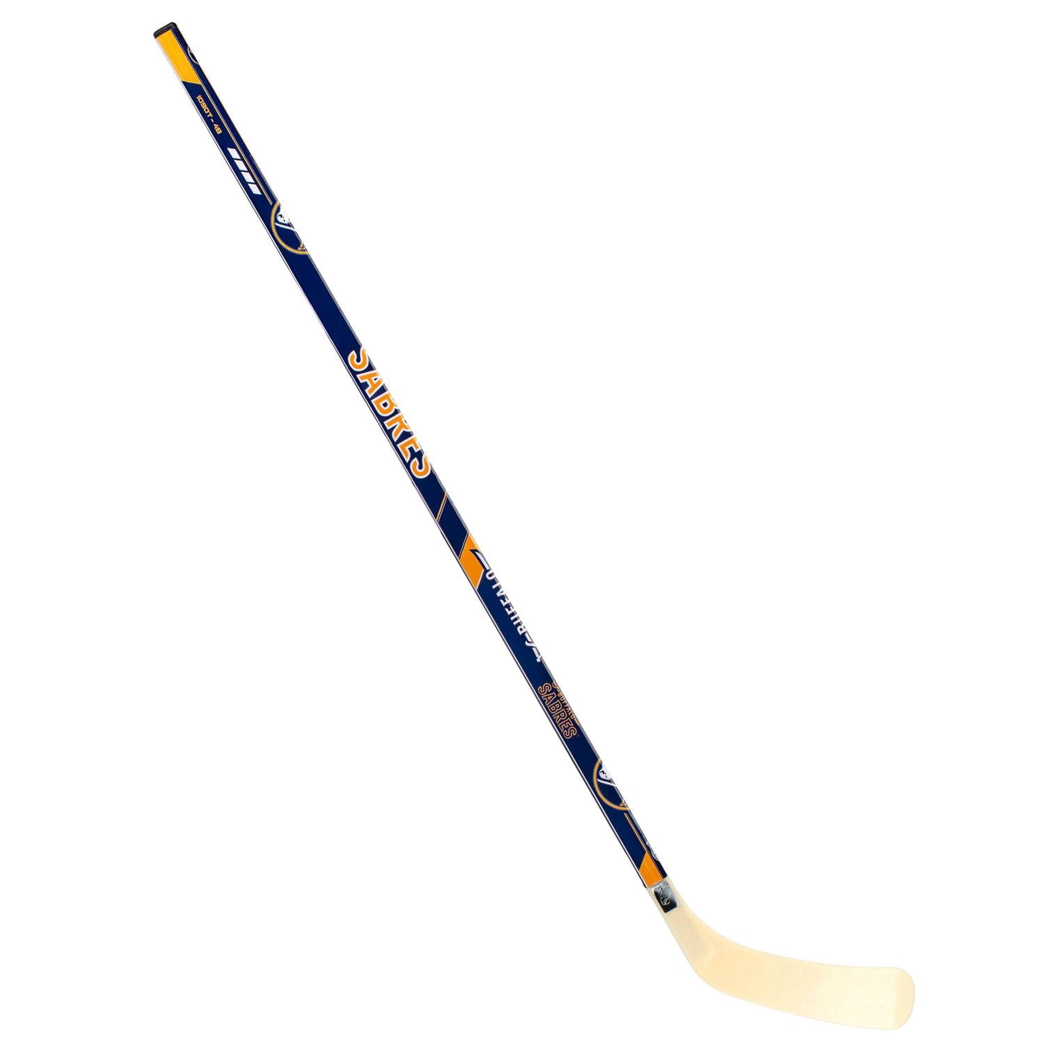Franklin Sports Bâton de hockey de rue Sabres de la NHL - 48 po Jr pour gaucher