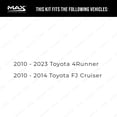 thumbnail image 2 of MAX Advanced Brakes - Rear Brake Kit For 2010-2023 Toyota 4Runner| Carbon Ceramic Brake Pad and Rotor Kit| Cross-Drilled Brake Rotors, 2 of 9