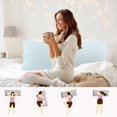 thumbnail image 3 of REGALWOVEN 2 Pcs Body Pillowcases Microfiber Envelope Long Pillowcover, Queen Light Gray, 3 of 8