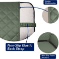 thumbnail image 3 of 2024 Reversible Quilted Sofa Cover  Water Resistant Slipcover Furniture Protector  Washable Couch Cover with Non Slip Foam and Elastic Straps for Kids  Dogs  Pets (Small  Pink/Beige), 3 of 7