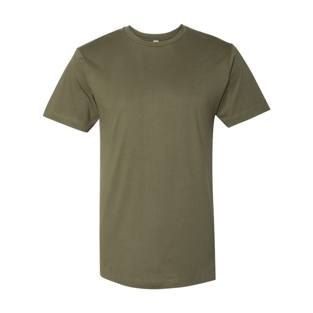 Fine Jersey Tee, XL, Military Green